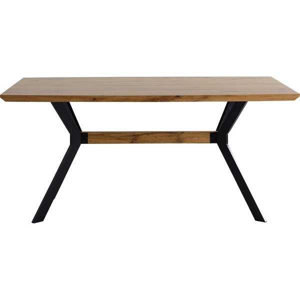 Image of Esstisch mit Eiche-Dekor natur 160x90 Esstisch mit Eiche-Dekor natur 160x90