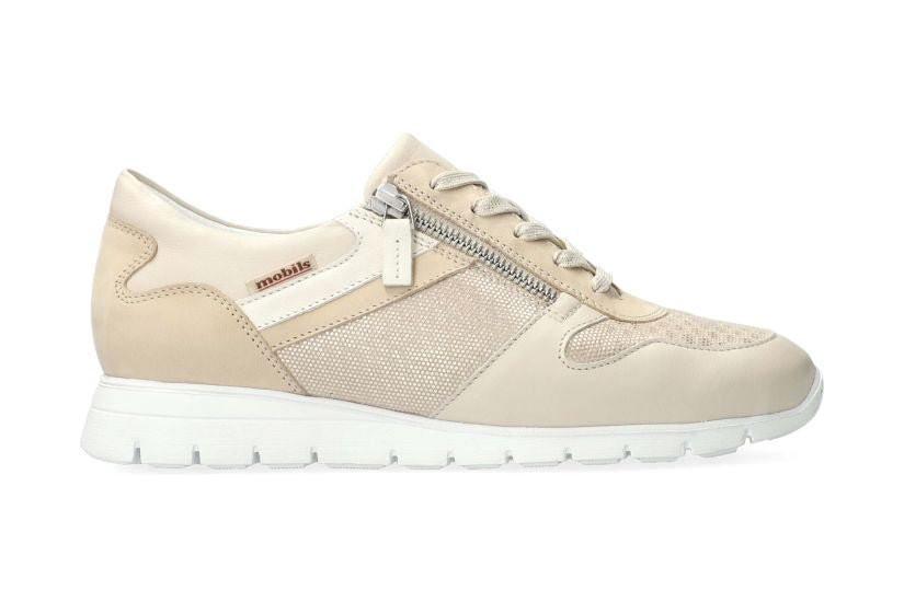 Image of Dyria - Leder Sneaker Damen Beige 40.5