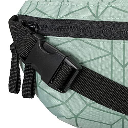 Only-bags.store Fanny pack Mint - Finn - sac de taille pour le sport en plein air ville - sac banane élégant pour le festival - sac à bandoulière avec sangle - hydrofuge Fanny pack Mint - Finn - sac de taille pour le sport en plein air ville - sac banane élégant pour le festival - sac à bandoulière avec sangle - hydrofuge 