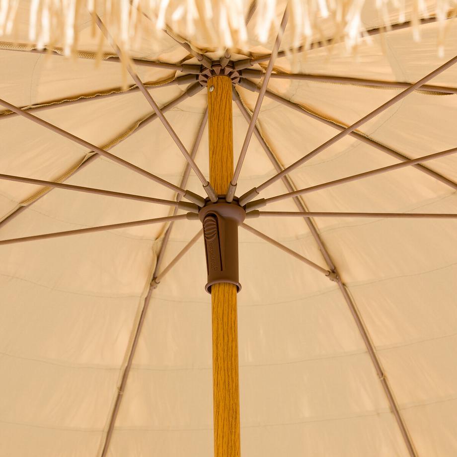 La Redoute Intérieurs  Sonnenschirm mit Fransen Alata 