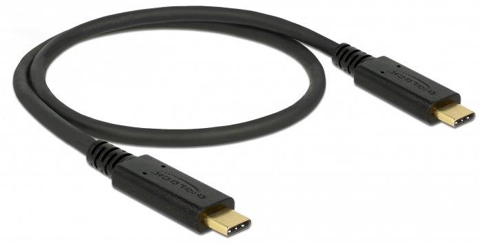 DeLock  83043 USB Kabel 0,5 m USB 2.0 USB C Schwarz 