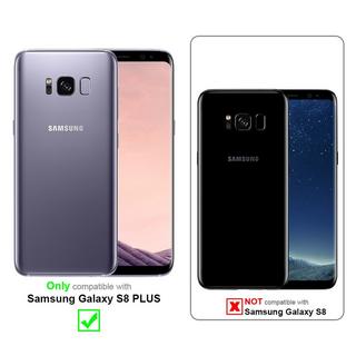 Cadorabo  Housse compatible avec Samsung Galaxy S8 PLUS - Coque de protection avec fermeture magnétique, fonction de support et compartiment pour carte 