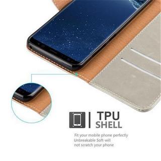 Cadorabo  Housse compatible avec Samsung Galaxy S8 PLUS - Coque de protection avec fermeture magnétique, fonction de support et compartiment pour carte 