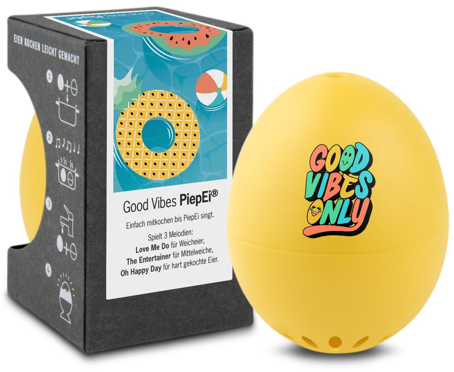 Image of Singende Eieruhr Good Vibes Unisex Gelb ONE SIZE