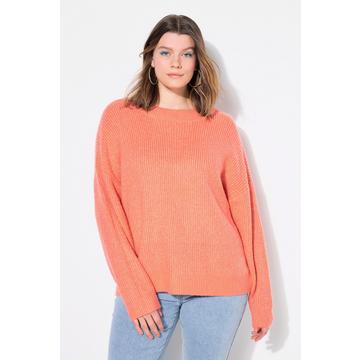 Pull oversize en maille côtelée