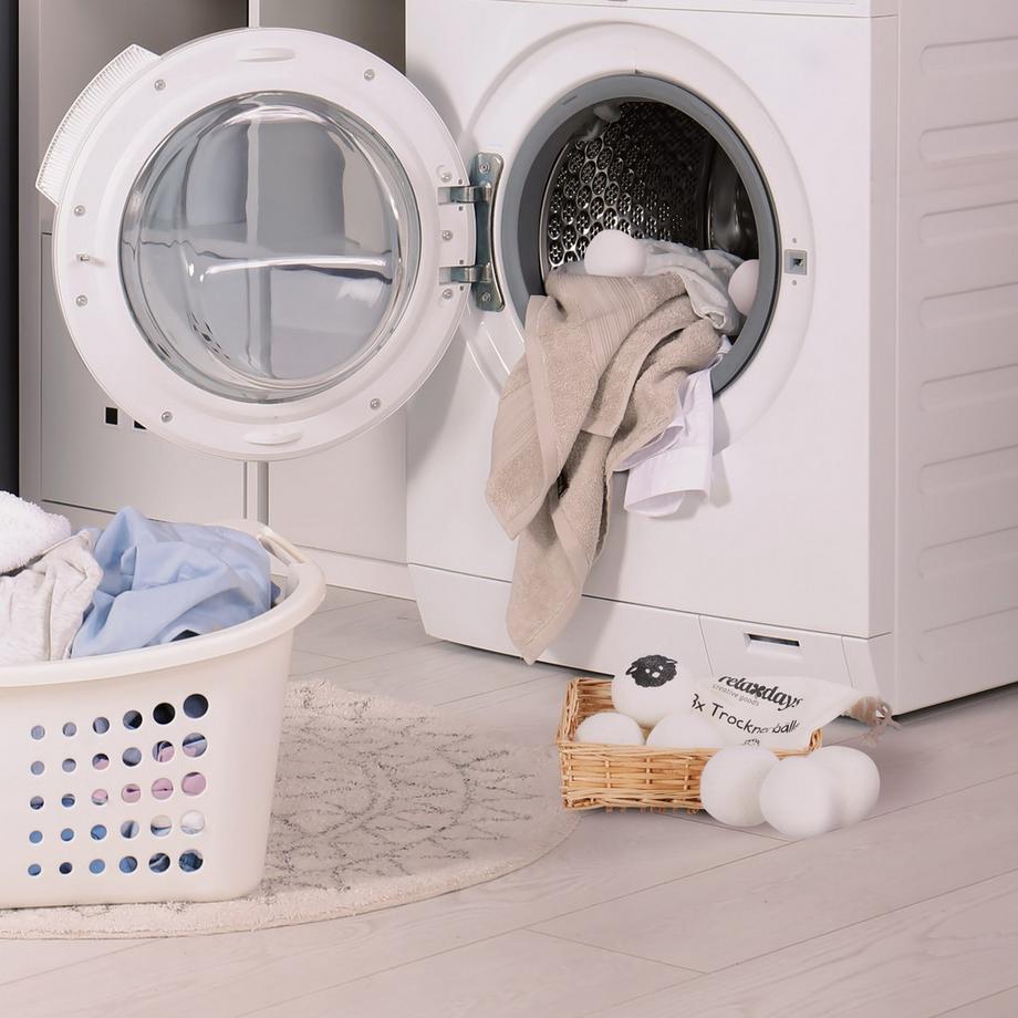 Northio Lot de 8 boules de séchage en laine de mouton  