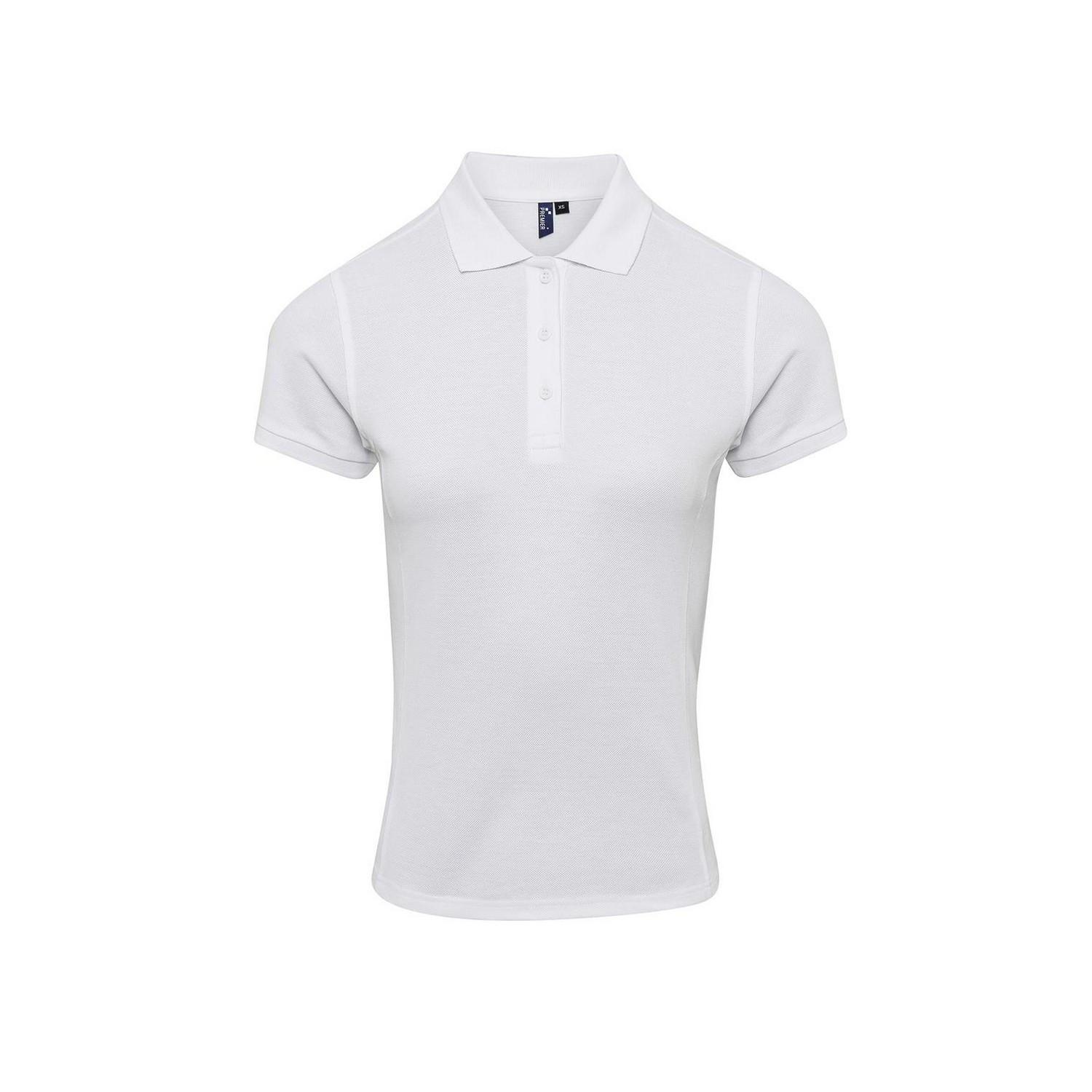 Image of Poloshirt Damen Weiss XXL
