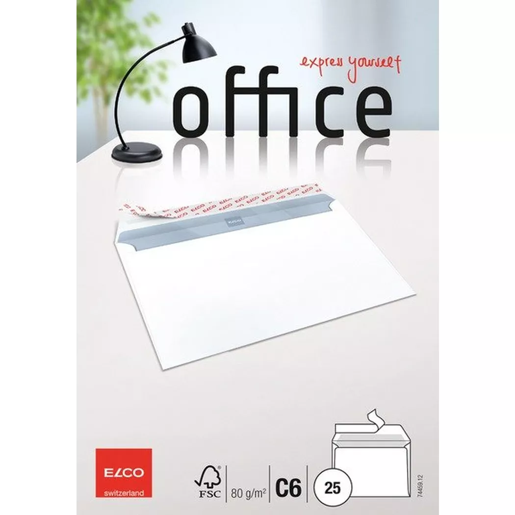 ELCO Briefumschläge Office DIN C6 25 St./Pack.
