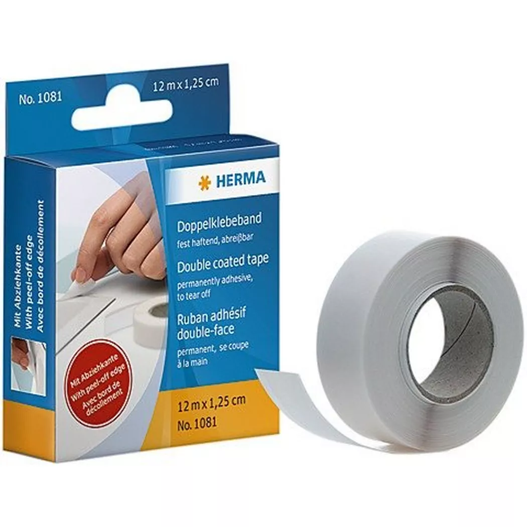 Herma doppelseitiges Klebeband 12m 1081 1081 - Herma