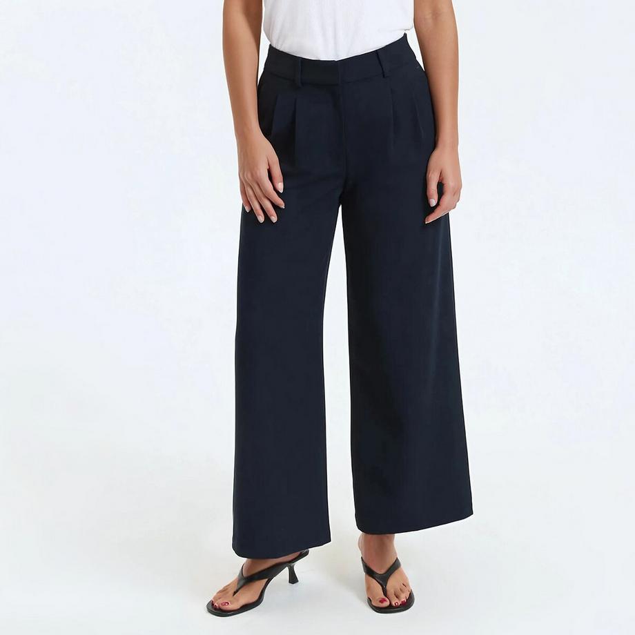 Weite Bundfaltenhose