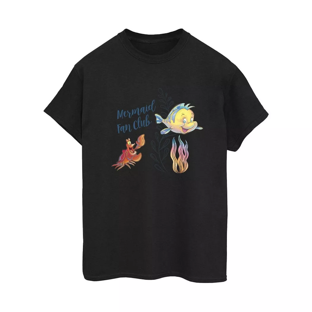 Disney - The Little Mermaid Club TShirt, für Damen, Schwarz, Größe XL