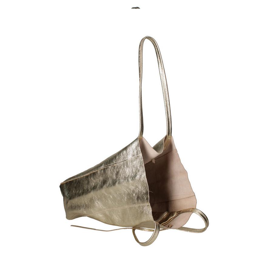 Gave Lux Shopper-Tasche mit Leder-Kordelzugverschluss  