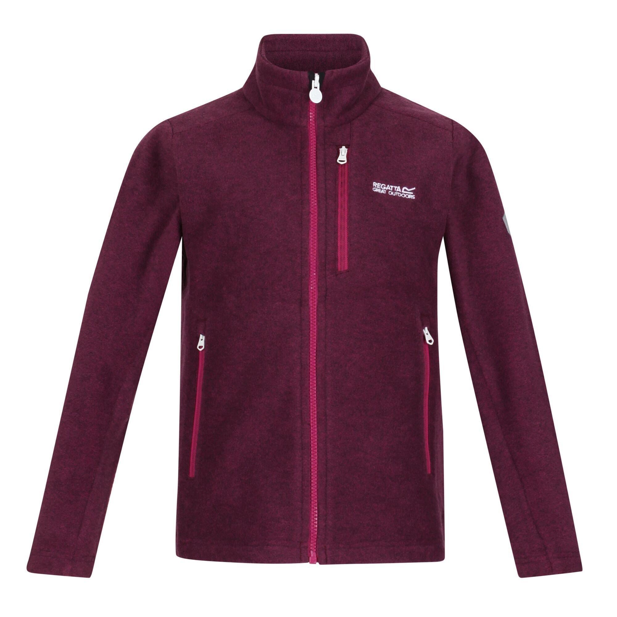Image of Marlin Vii Fleecejacke Durchgehender Reißverschluss Jungen Himbeere 104