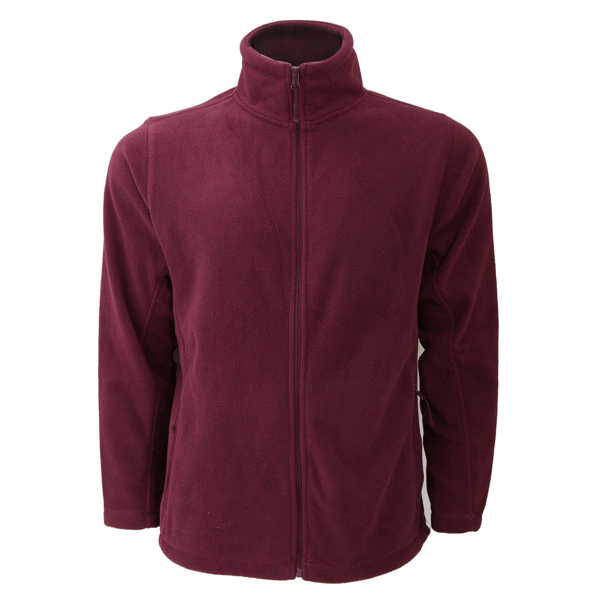Image of Outdoorfleecejacke Herren Weinrot XL