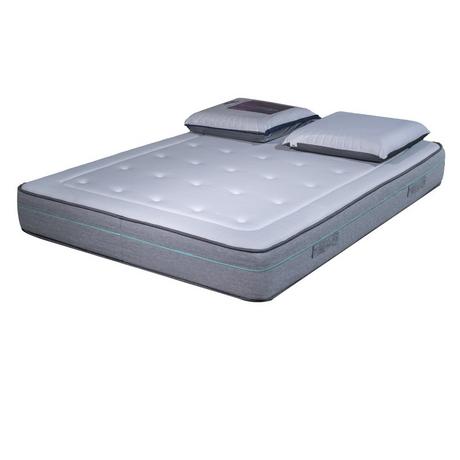 AB Matelas Matratze Dream | 200x200cm mit 2 viskoelastischen Kissen 60x60 cm | Formgedächtnis 50kgm³ | 23 cm  