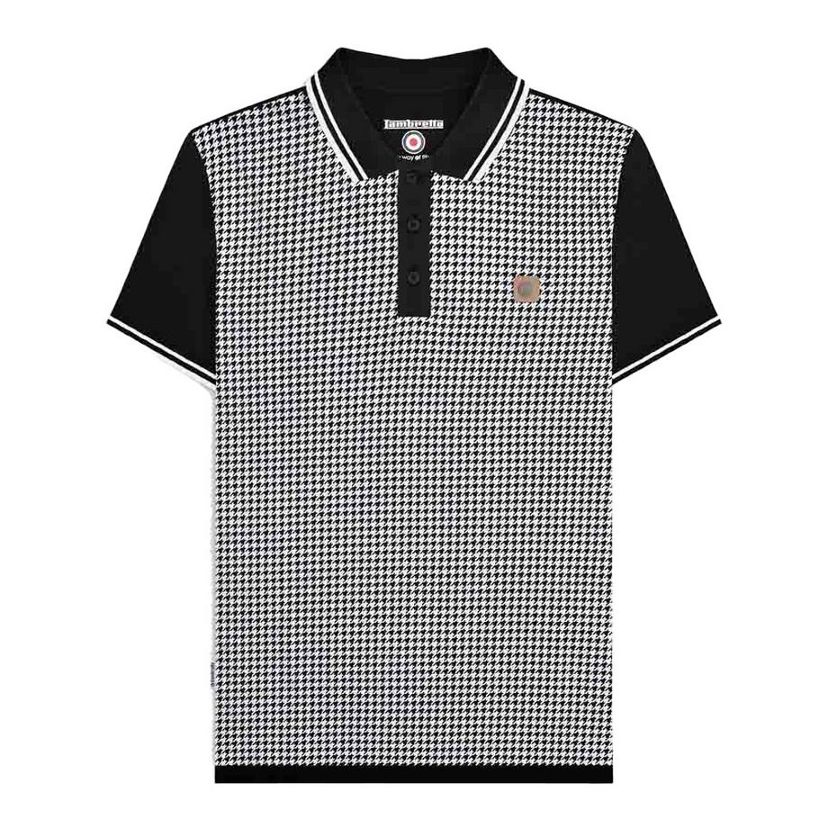 Ss24 Maglietta Polo Pied De Poule
