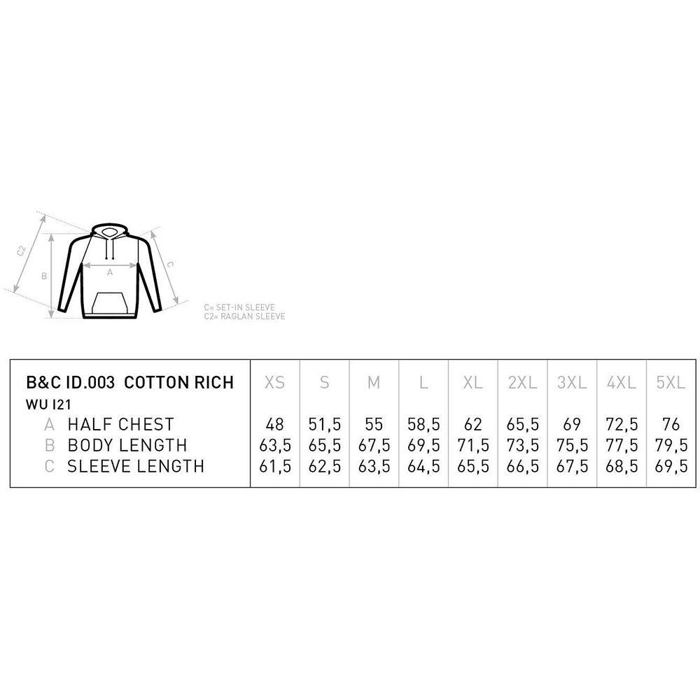 B and C  B&C Kapuzenpullover 