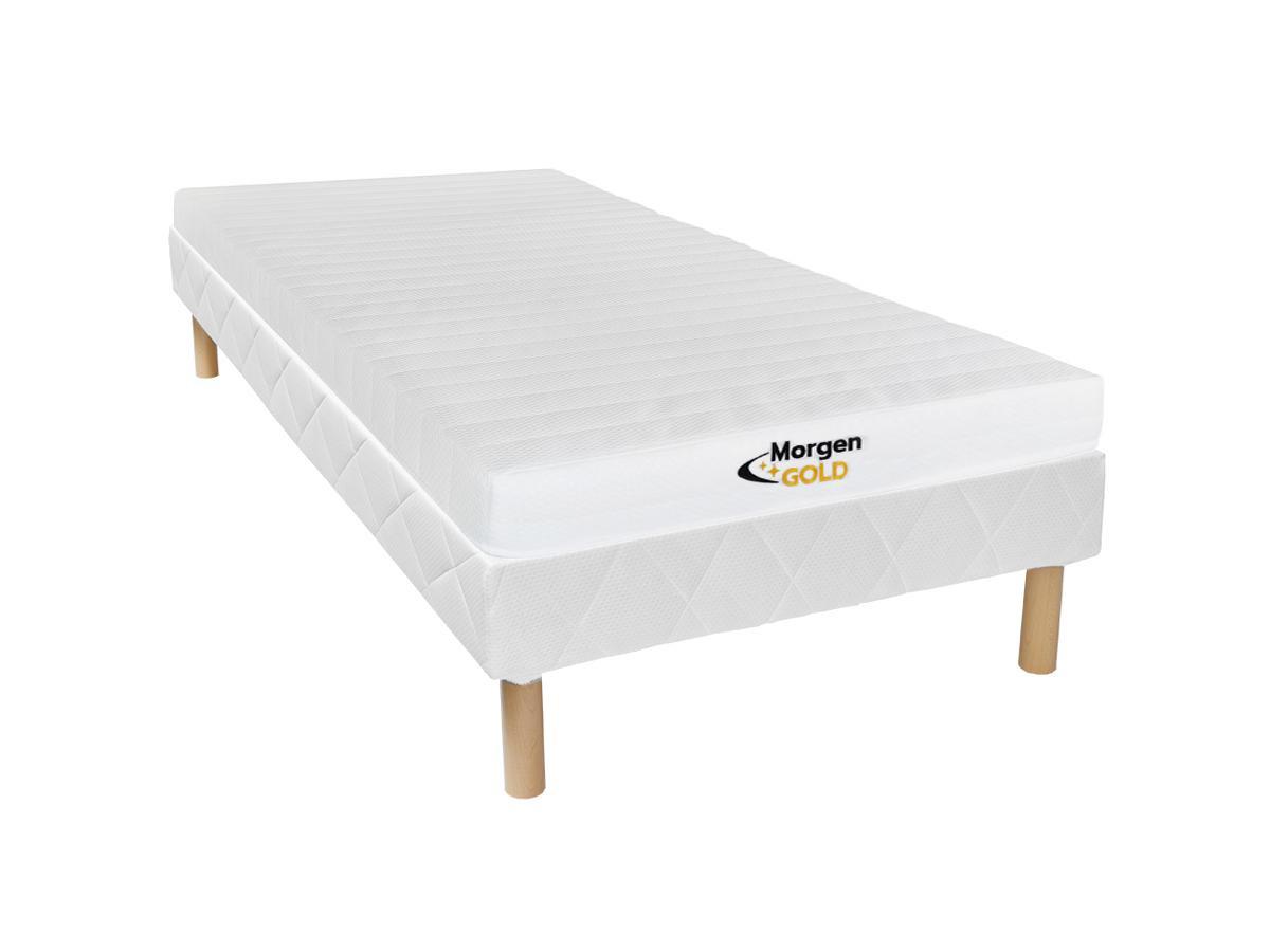 MORGENGOLD Ensemble sommier + matelas mousse 7 zones kgm3 STELO KIDS  de MORGENGOLD  