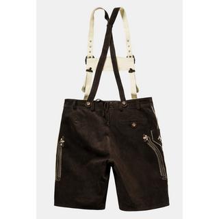 JP1880  Lederhosen in tradizionale stile Tracht in pelle vera con ricami 