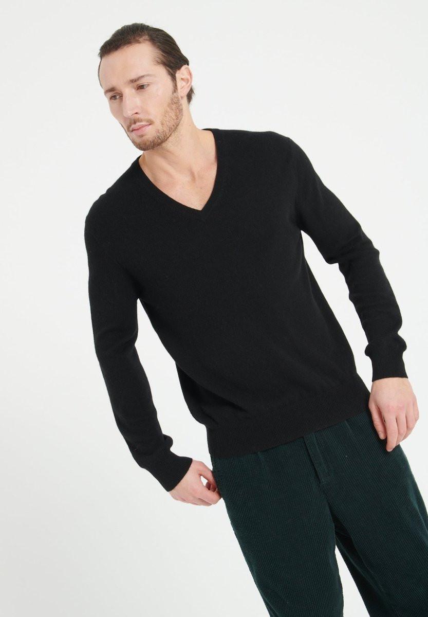 Studio Cashmere8  LUKE 1 Maglione con scollo a V - 100% cashmere 