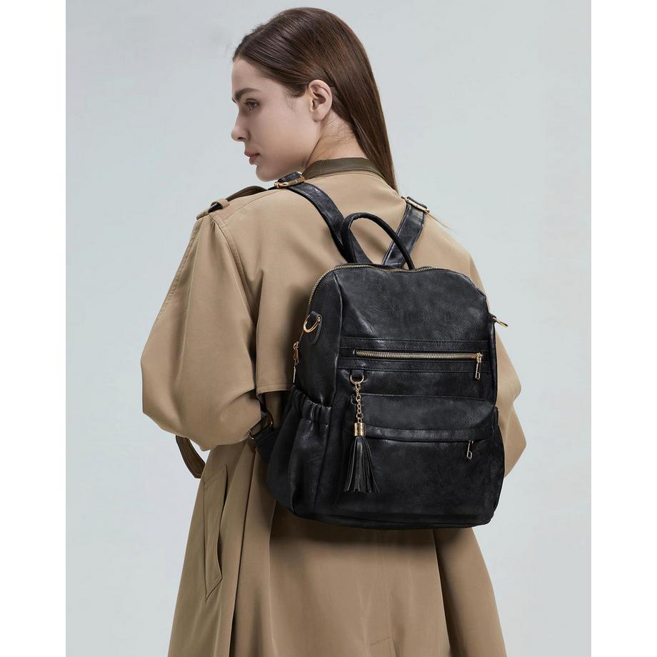 Only-bags.store Sac à dos élégant 2-en-1 Sac à main Sac à bandoulière  