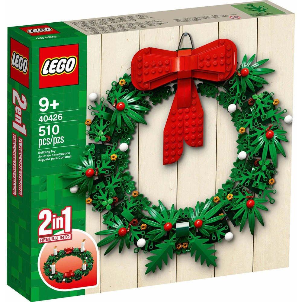 Image of LEGO Seasonal Weihnachtskranz der Saison 2-in-1 40426
