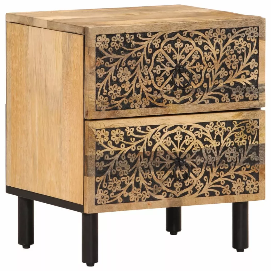 VidaXL - Table de chevet bois, One Size, Marron