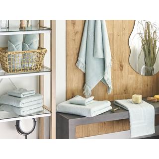 Beliani Lot de 9 serviettes en Coton ATIU  