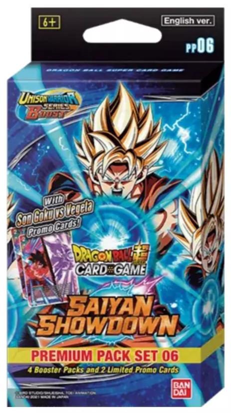 Image of Unison Warrior Saiyan Showdown Premium Pack 6 PP06 - Dragon Ball Super Card Game - EN