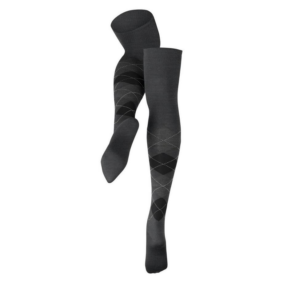 Burlington Marylebone Motif Argyle Chaussettes Hautes  