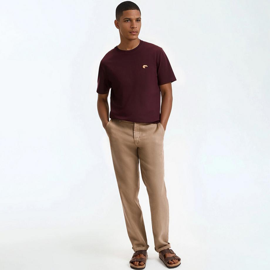 La Redoute Collections Pantalon droit en lin  