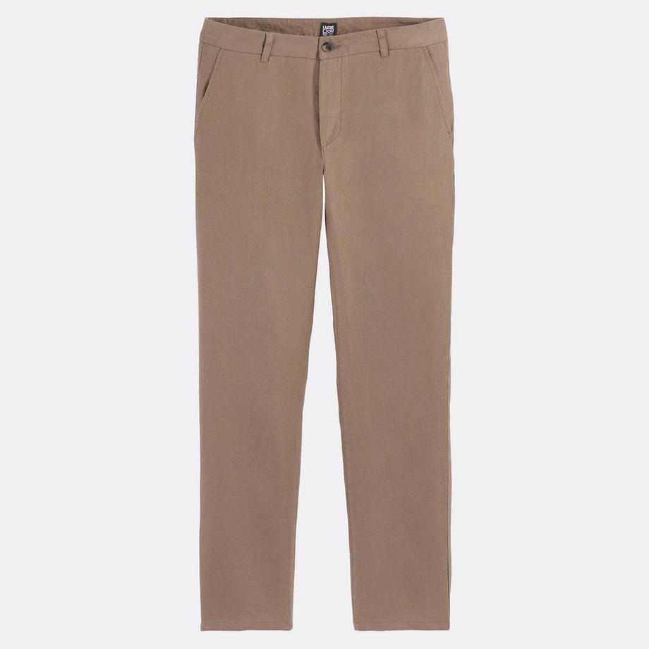 La Redoute Collections Pantalon droit en lin  