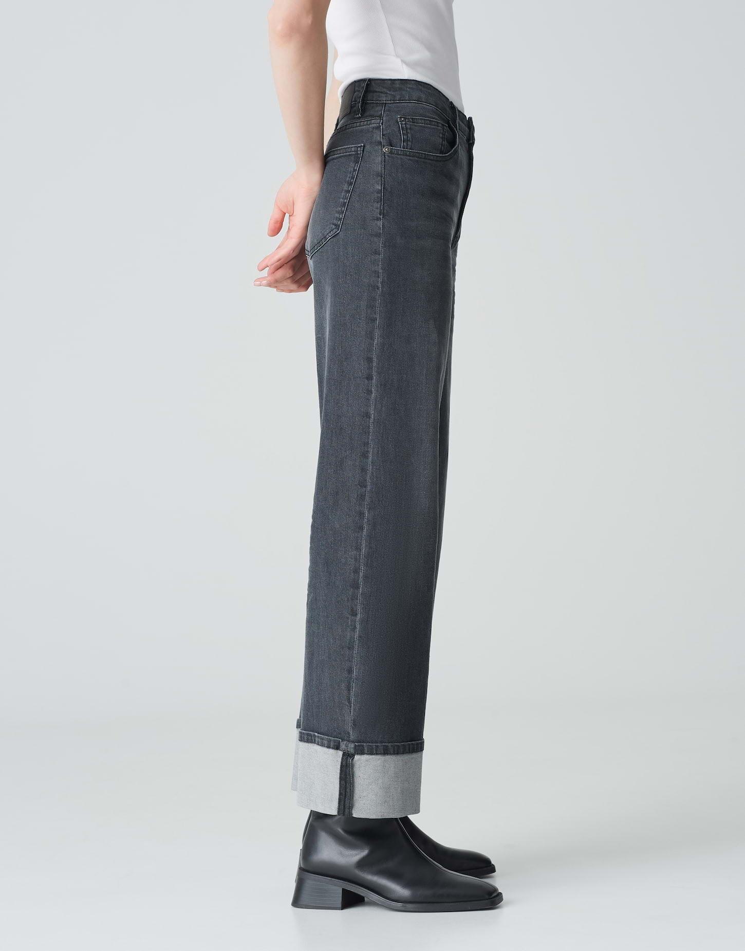 OPUS  Wide Leg Jeans Marli turn up 