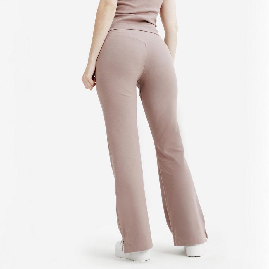 DECATHLON  Leggings donna svasati cotone 