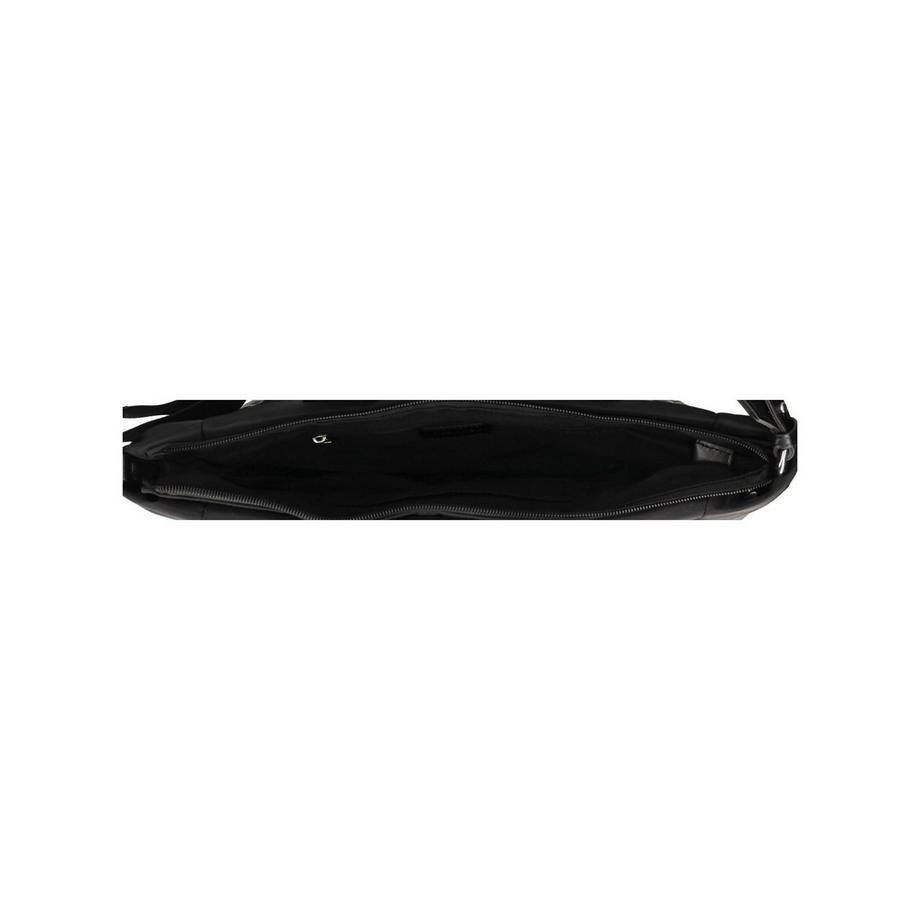 Blauer Puffer Shopper mit verstellbarem Riemen  