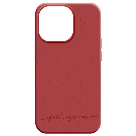 Just green  Coque iPhone 14 Pro Recyclable Rouge 