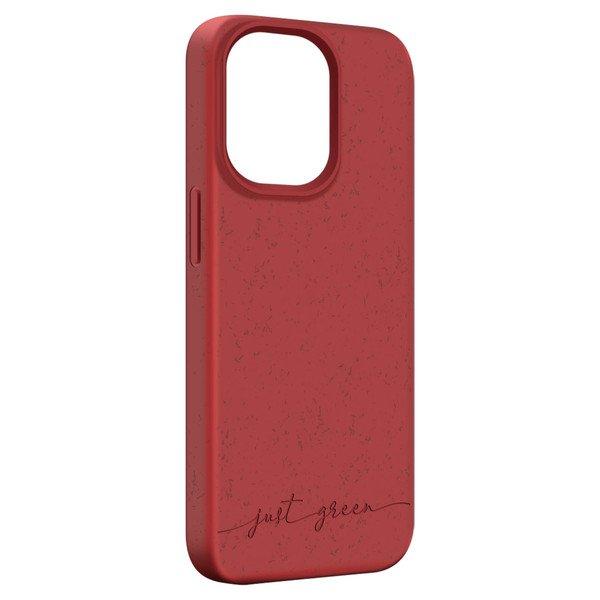 Just green  Coque iPhone 14 Pro Recyclable Rouge 