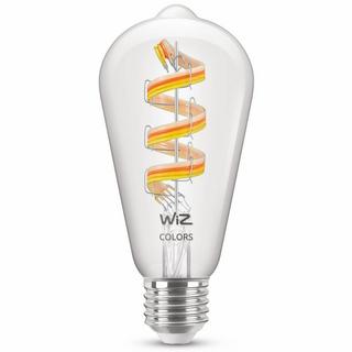 WIZ WiFi Smart LED E27 ST64 40W Filamentfarbe + Warm-Kaltweiß 470lm  