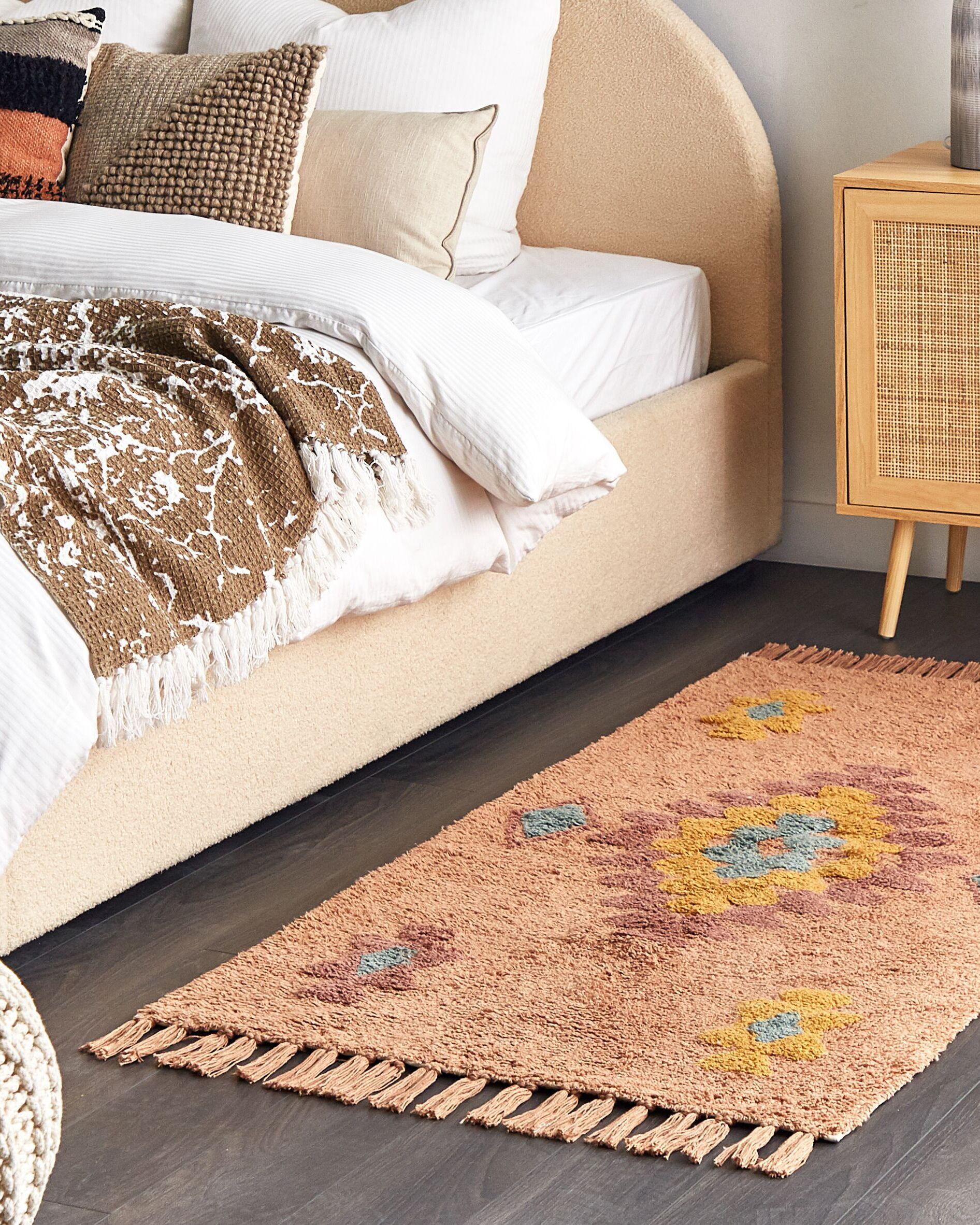 Beliani Tapis en Coton Boho IGDIR  