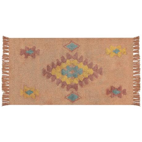 Beliani Tapis en Coton Boho IGDIR  