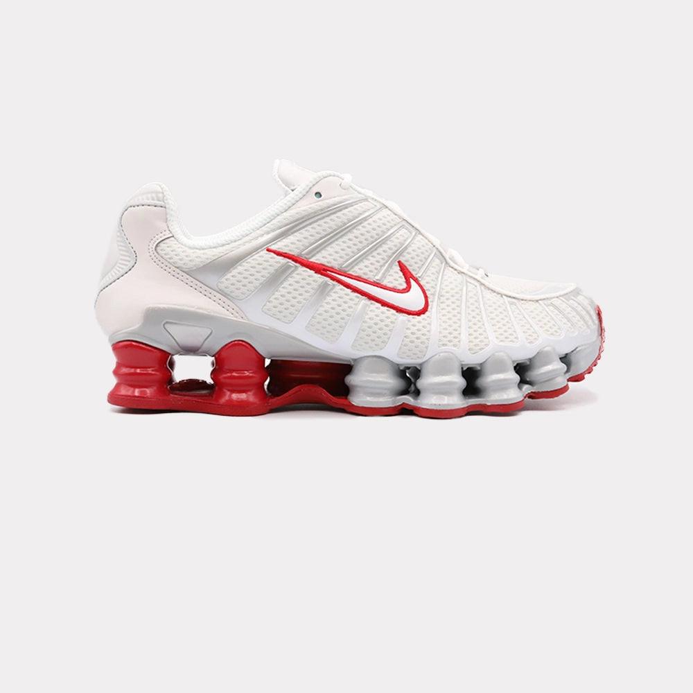 Image of Nike Shox Tl - White Red Damen Rot 42