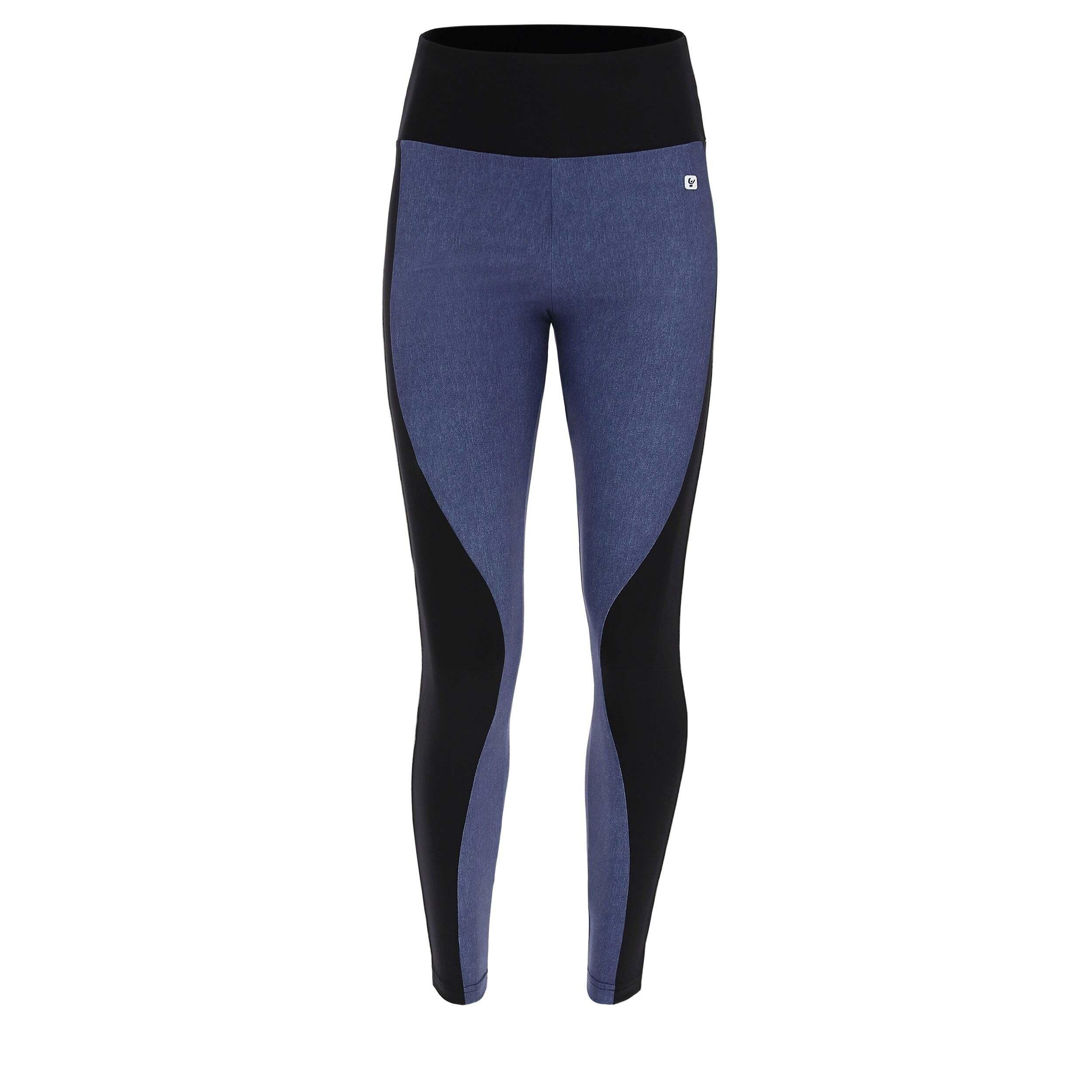 FREDDY  Legging 7/8 pour le Yoga en jersey élastique et denim 