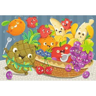 Ravensburger  Puzzle Freche Früchte (2x24) 