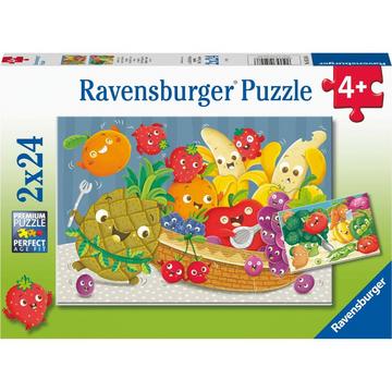 Puzzle Freche Früchte (2x24)