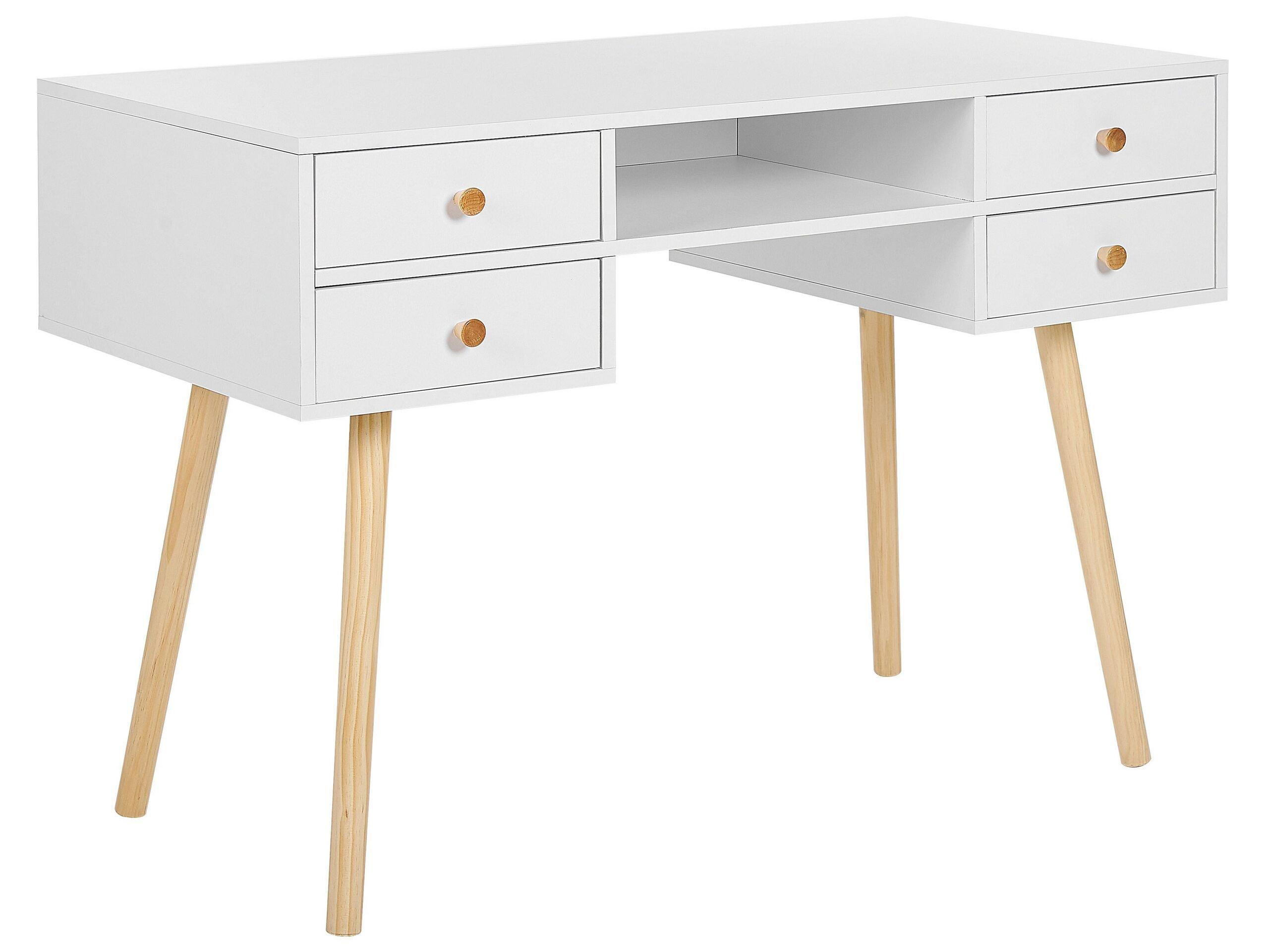 Beliani Schreibtisch aus MDF-Platte Modern LEVIN  