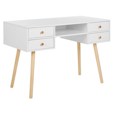 Beliani Schreibtisch aus MDF-Platte Modern LEVIN  