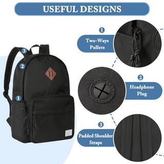 Only-bags.store Schulrucksack, klassischer leichter Rucksack Teenager College Schultasche lässiger Tagesrucksack für die Reisearbeit  