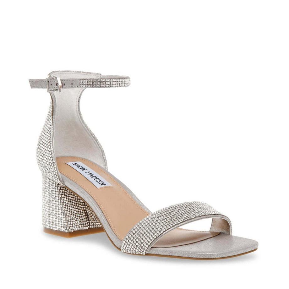 STEVE MADDEN Epix-R Strass Blockabsatz Sandalen  