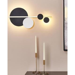 Beliani Lampe murale en Métal Glamour PARITA  