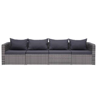 VidaXL Gartensofa-set poly-rattan  